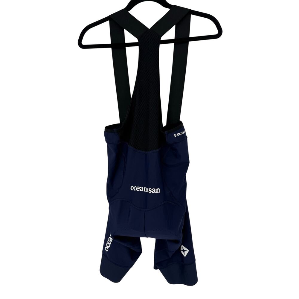 Men’s Ocean & San Navy Cycling Bib Shorts Padded Bike Shorts XL Italy Fabric